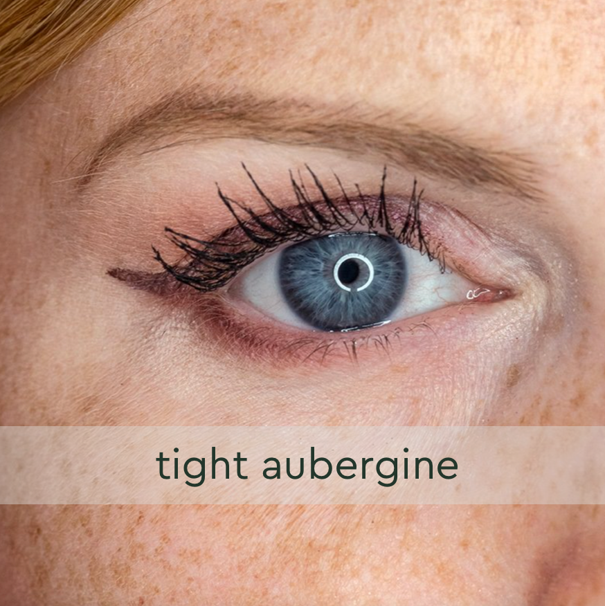 Eyeliner guide - tight aubergine 