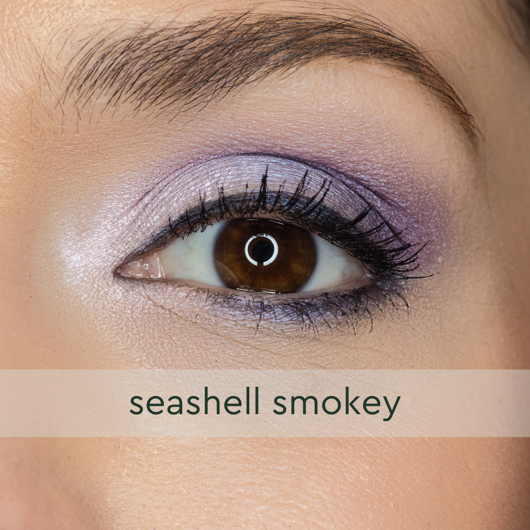 Eyeshadow guide - seashell smokey