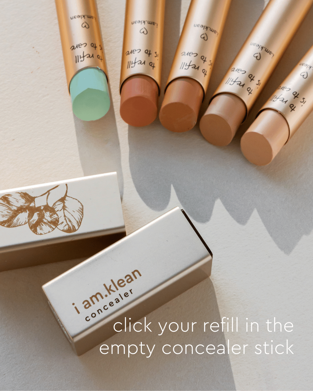 refillable covering concealer stick (leeg)